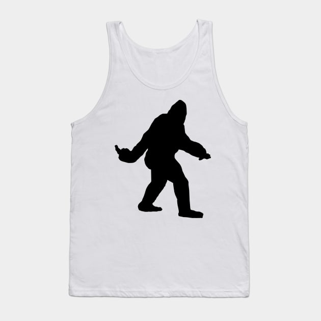 Bigfoot Flips The Bird Tank Top by Stacks